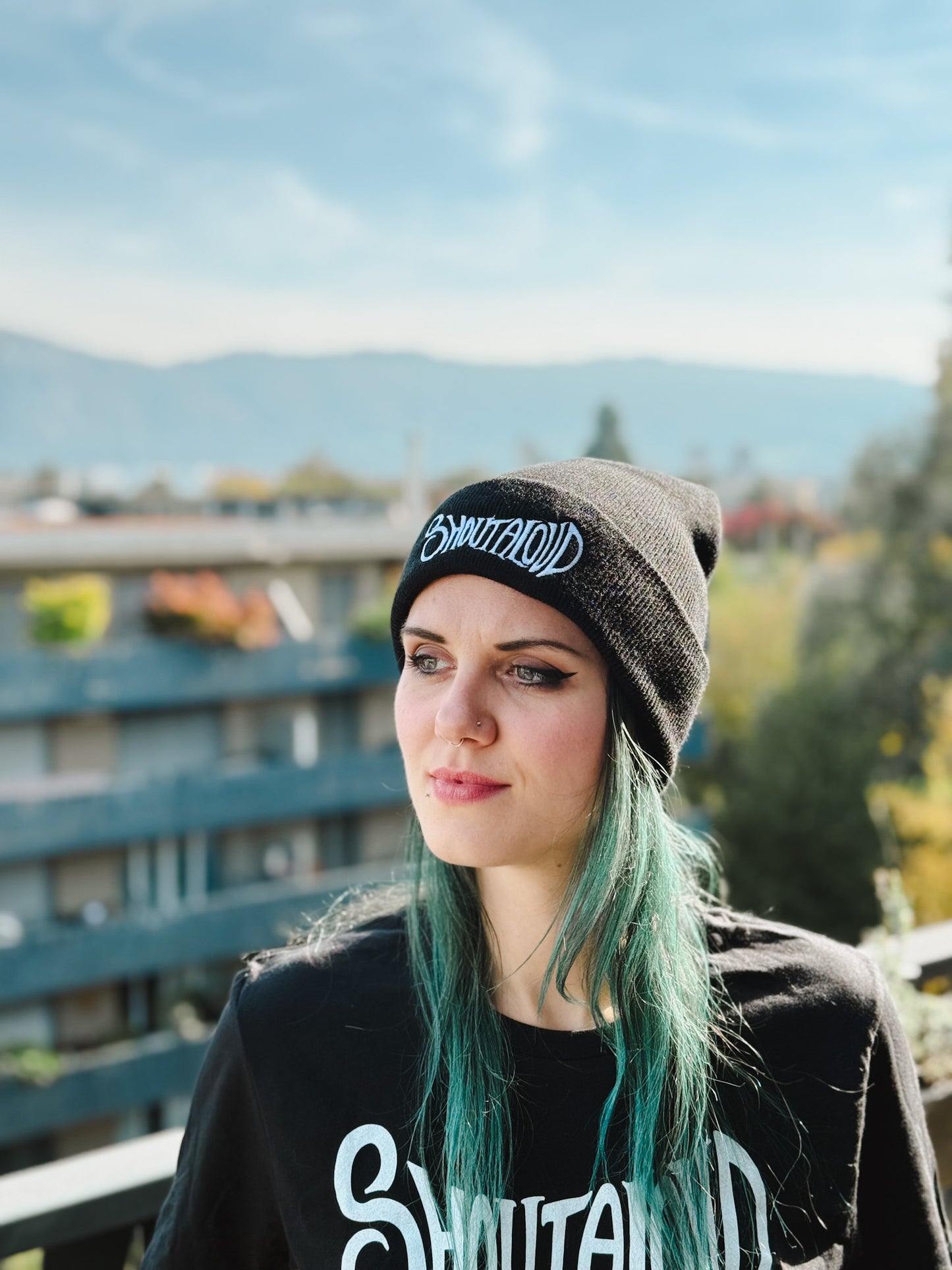 Shout Aloud Beanie – Black