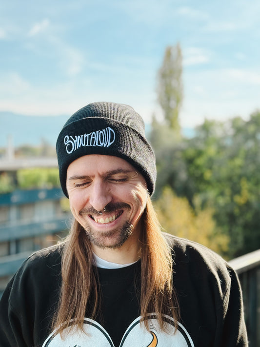 Shout Aloud Beanie – Black