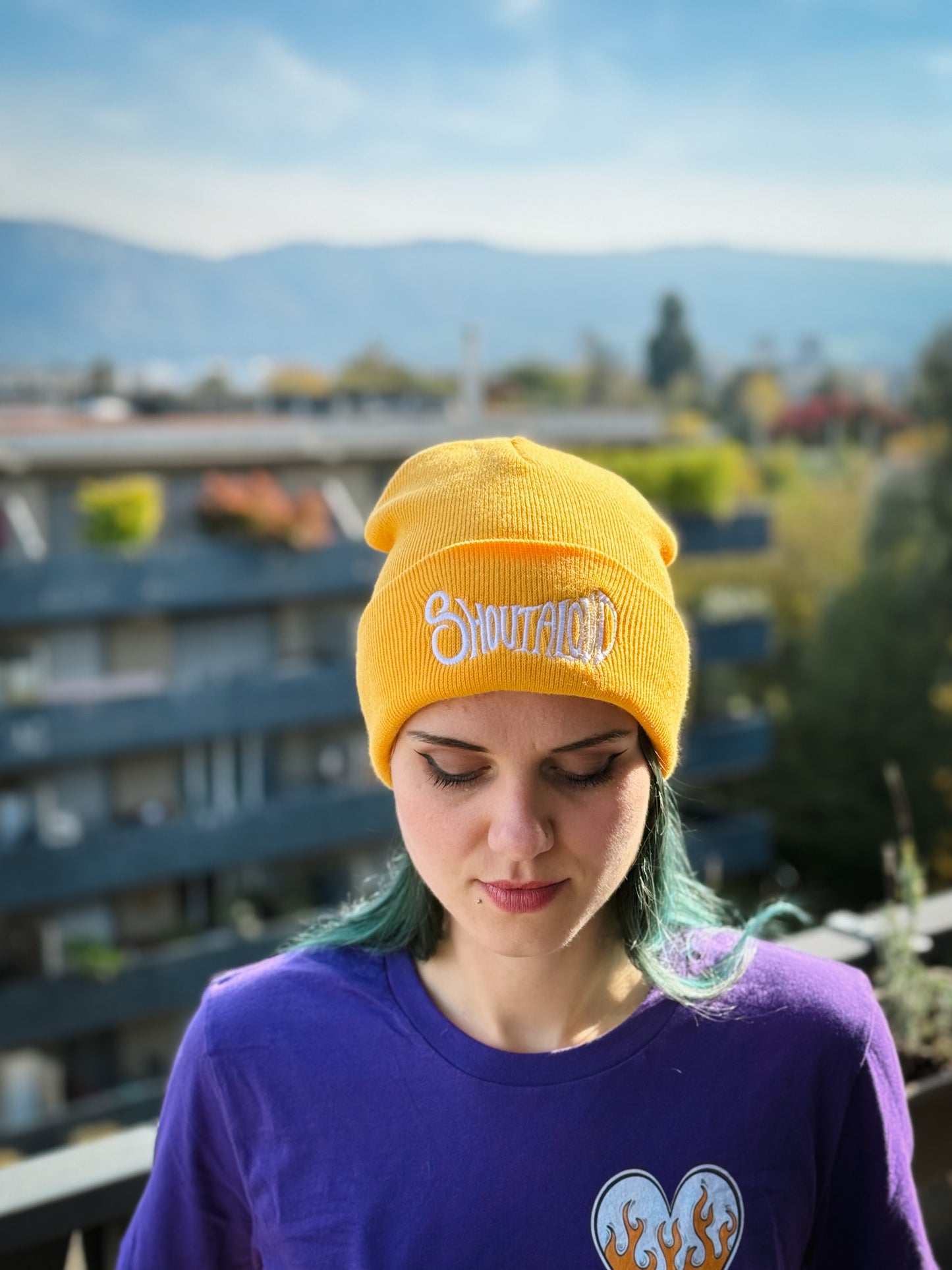 Shout Aloud Beanie – Yellow