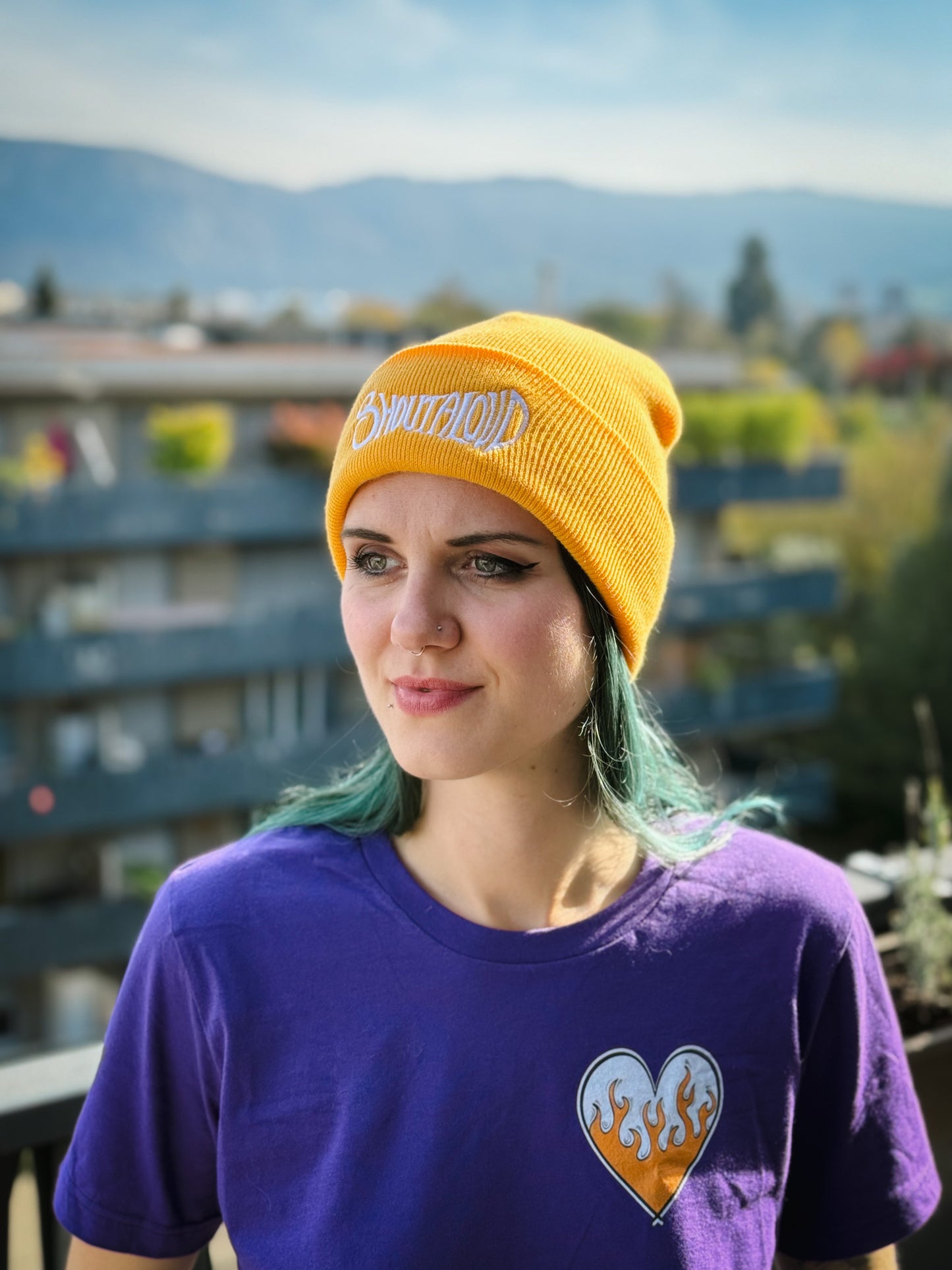 Shout Aloud Beanie – Yellow